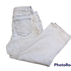 Chicos Girlfriend Slim Leg denim Capri 00